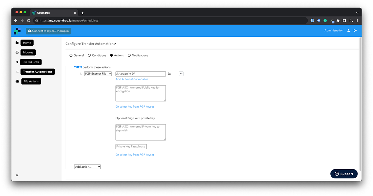 Automated PGP Encryption