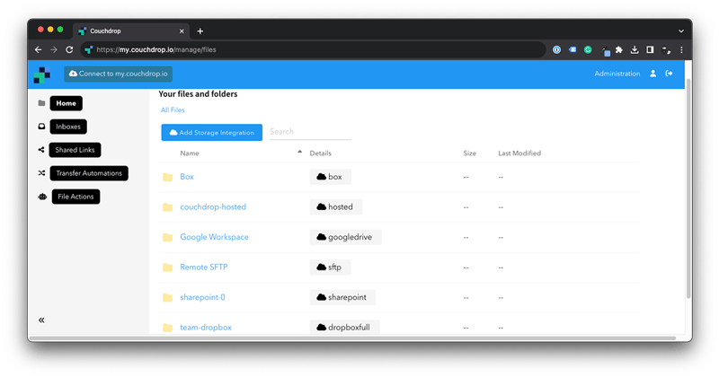 Couchdrop Virtual File System