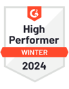 G2 Medal High Performer Fall 2023