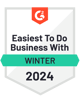 G2 Medal Easiest to do business with Fall 2023