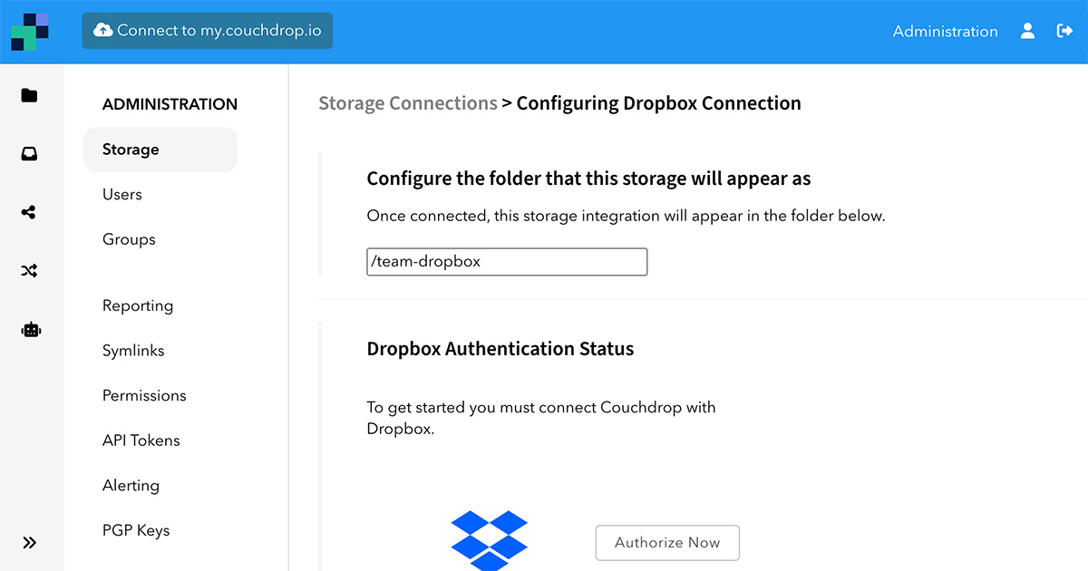 Couchdrop storage integrations