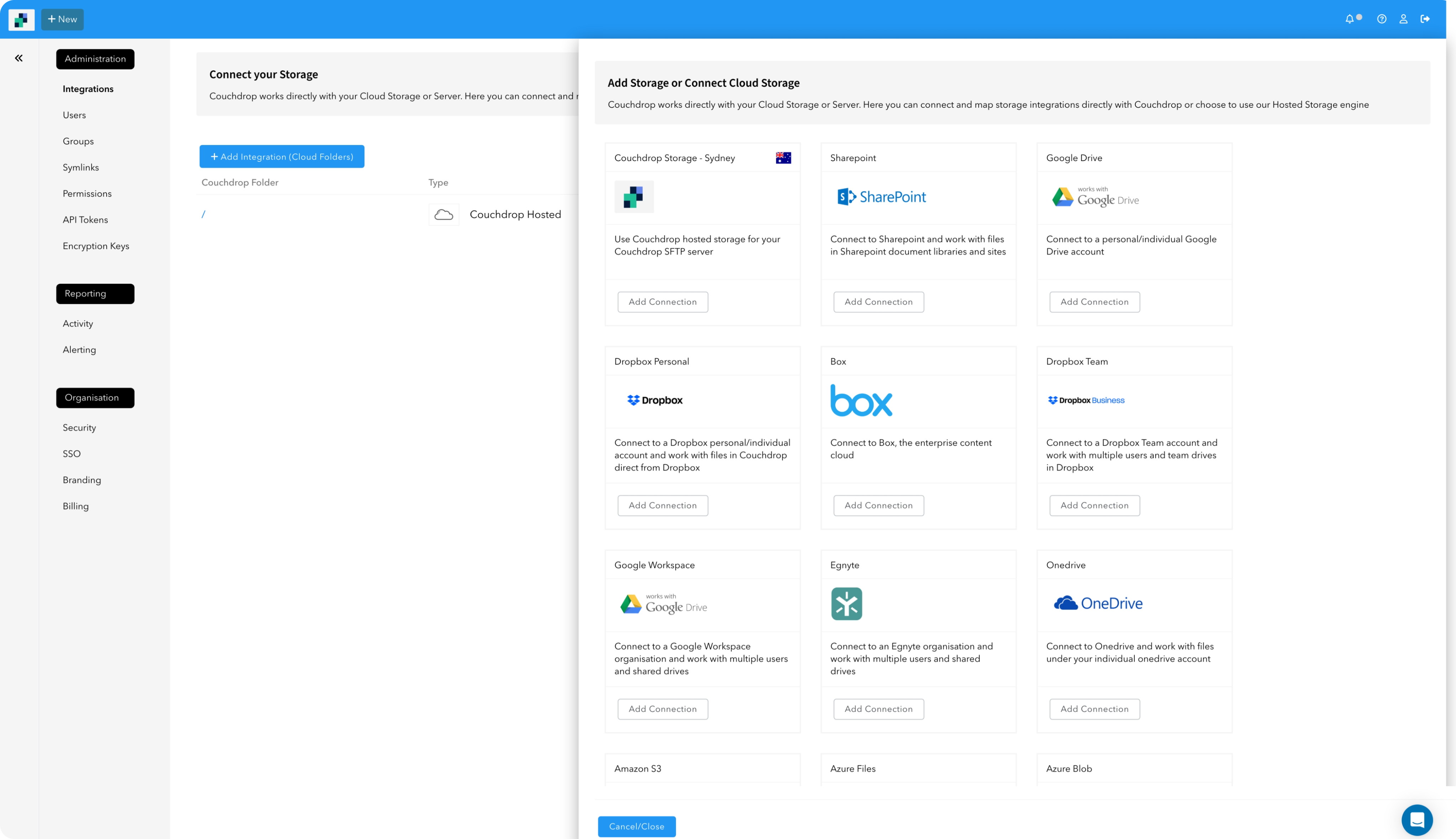 configuring MFT with cloud storage integration 