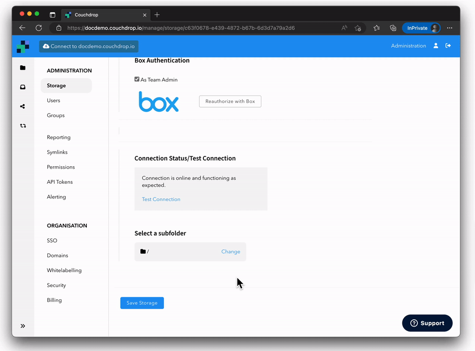 Connecting Couchdrop SFTP to Egnyte Demo